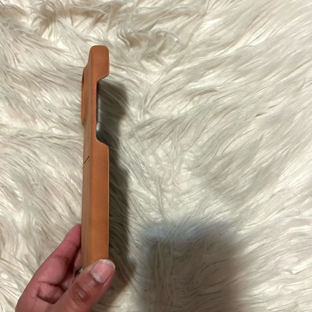 Tan IPhone Case with Card Slot